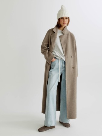 классические прямые джинсы с кулиской - женская одежда