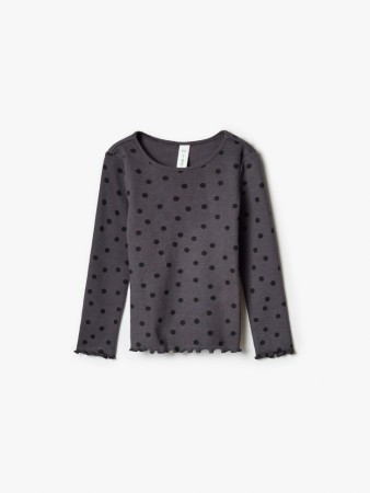 лонгслив с принтом для девочек - детская одежда