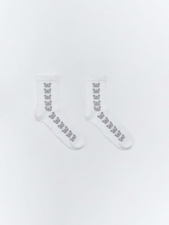 высокие носки для девочек - детская одежда